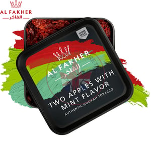 Al Fakher Two Apples With Mint 1000g