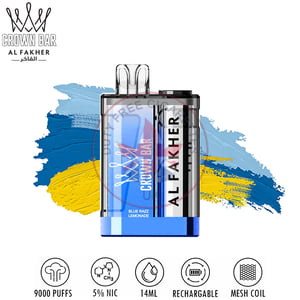Al Fakher Crown Bar 9000 - Blue Razz Lemonade