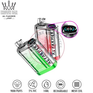 Al Fakher Crown Bar 9000 - Peach Ice