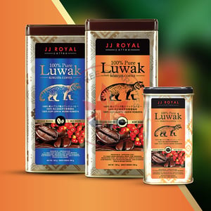 100% Pure Luwak Robusta (Ground Coffee) 100g
