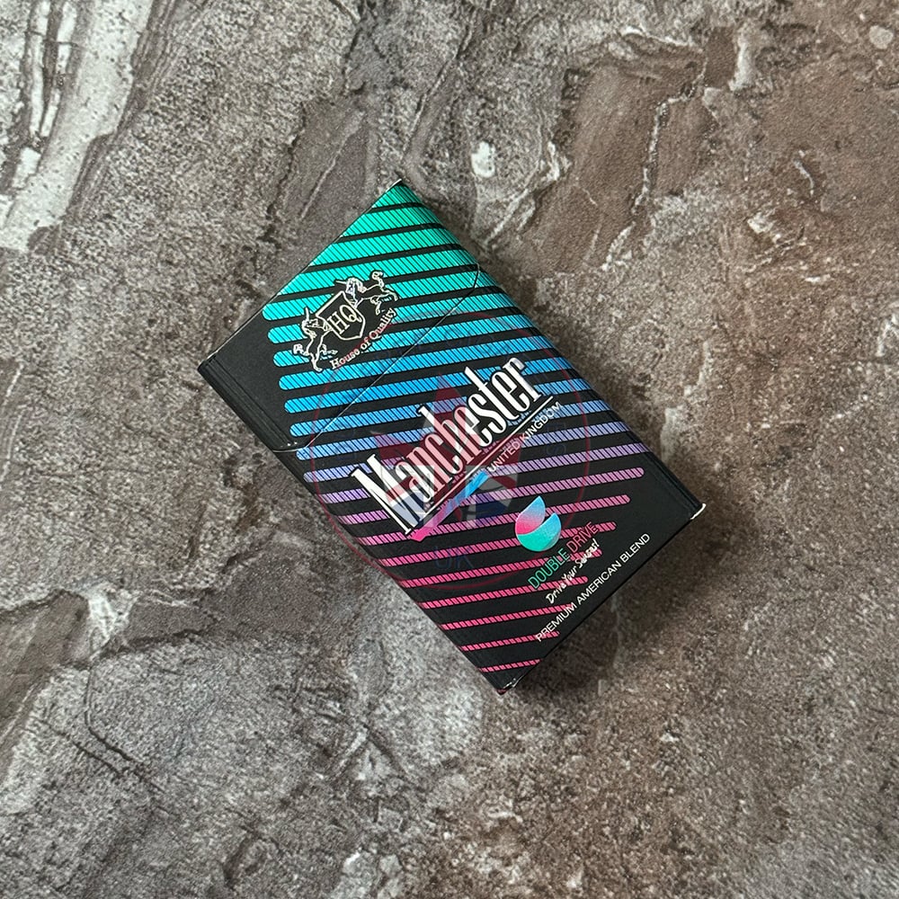 blueberry cigarettes Manchester Double Drive Blueberry Mint 🍂 ‣ Only 5€👍