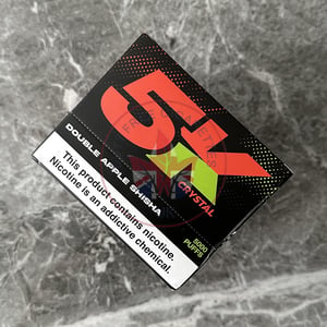 NASTY 5K Crystal Double Apple Shisha