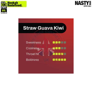 NASTY Hooqa DFR10Ki Strawberry Guava Kiwi