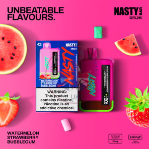 NASTY Bar DR12Ki Watermelon Strawberry Bubblegum