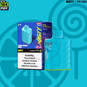 NASTY Pod PX16Ki Lemon Rainbow Candy - Prefilled Pods