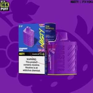 NASTY Pod PX16Ki Strawberry Grape - Prefilled Pods