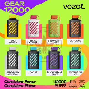 Vozol Gear 12000 Blackcurrant Grape
