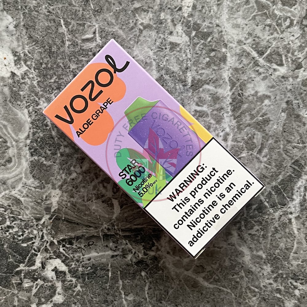 Vozol Star 6000 Aloe Grape 1 Vozol Star 6000 Aloe Grape