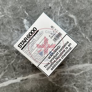 Vozol Star 6000 Raspberry Orange