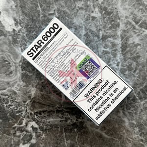 Vozol Star 6000 Raspberry Orange