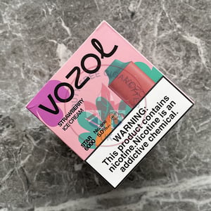 Vozol Star 6000 Strawberry Ice Cream