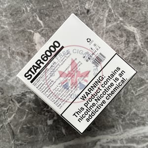 Vozol Star 6000 Strawberry Ice Cream