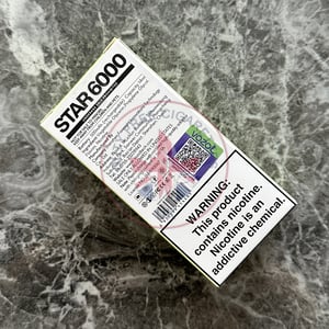 Vozol Star 6000 Strawberry Kiwi Lemonade