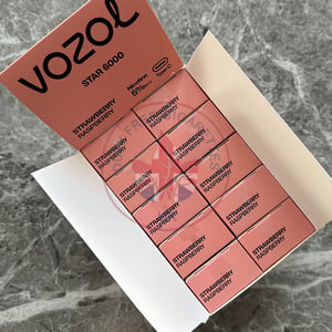 Vozol Star 6000 Strawberry Raspberry