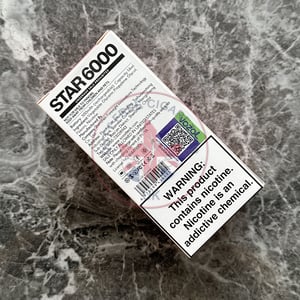 Vozol Star 6000 Strawberry Raspberry